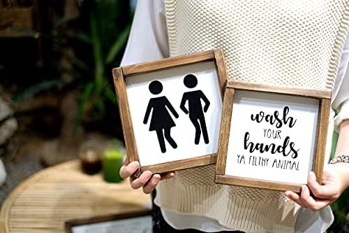 Lavender Inspired Funny Hands Sign Farmhouse Decor 7x7