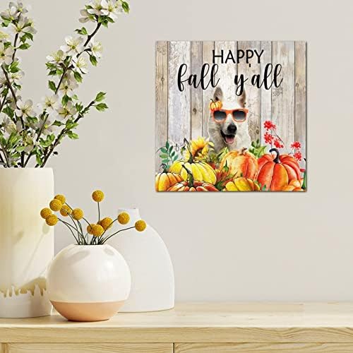 Thanksgiving Hello Fall Decorative Wooden Plaque Sign