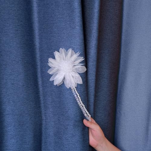 SUQ I OME Magnetic Flower Curtain Tieback 2 Pack