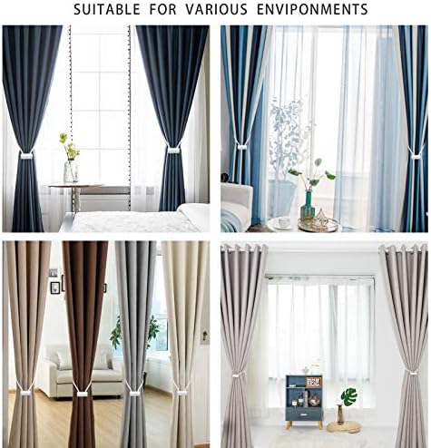 Modern Curtain Tiebacks with Strong Magnetic Holders