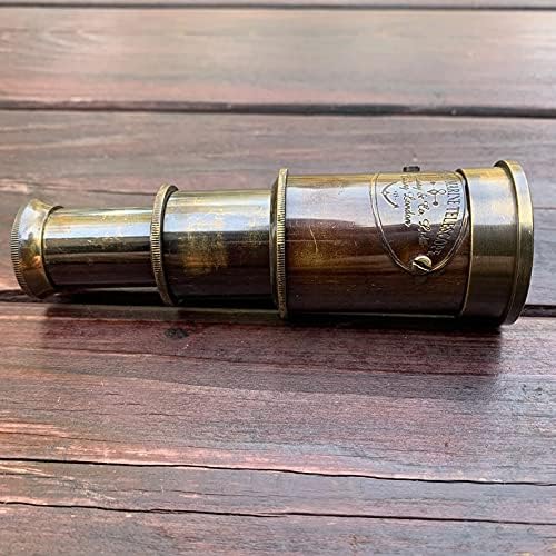 Antique Brass Victorian Telescope Decorative Replica