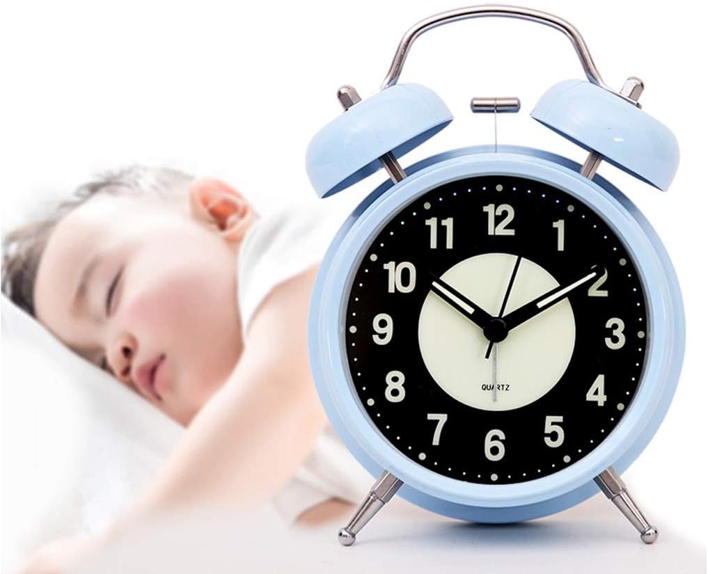 Luminous Small Alarm Clock with Dual Bell