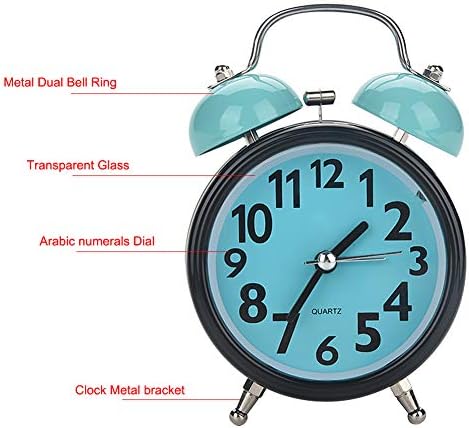 AUNMAS Quiet Alarm Clock with Night Light