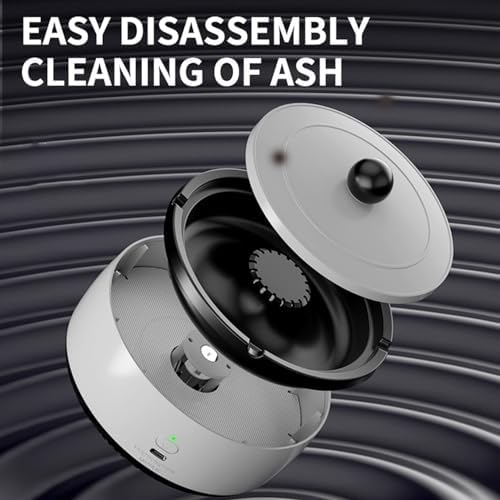 2 in 1 Air Purifier Ashtray - White