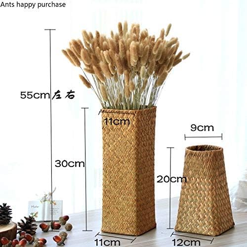 Natural Seaweed Weave Basket Pastoral Rattan Vase