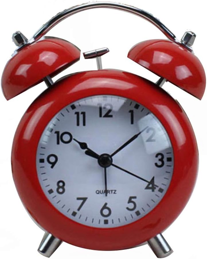 ROCILB Alarm Clock with Night Light and Dual Bell