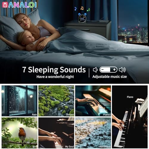 Kids Alarm Clock with Night Light and Sleep Training