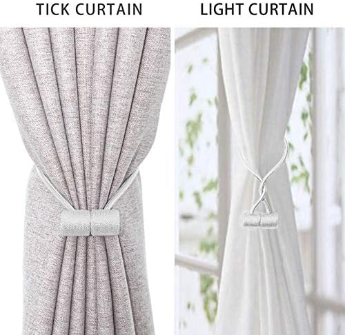 Modern Curtain Tiebacks with Strong Magnetic Holders