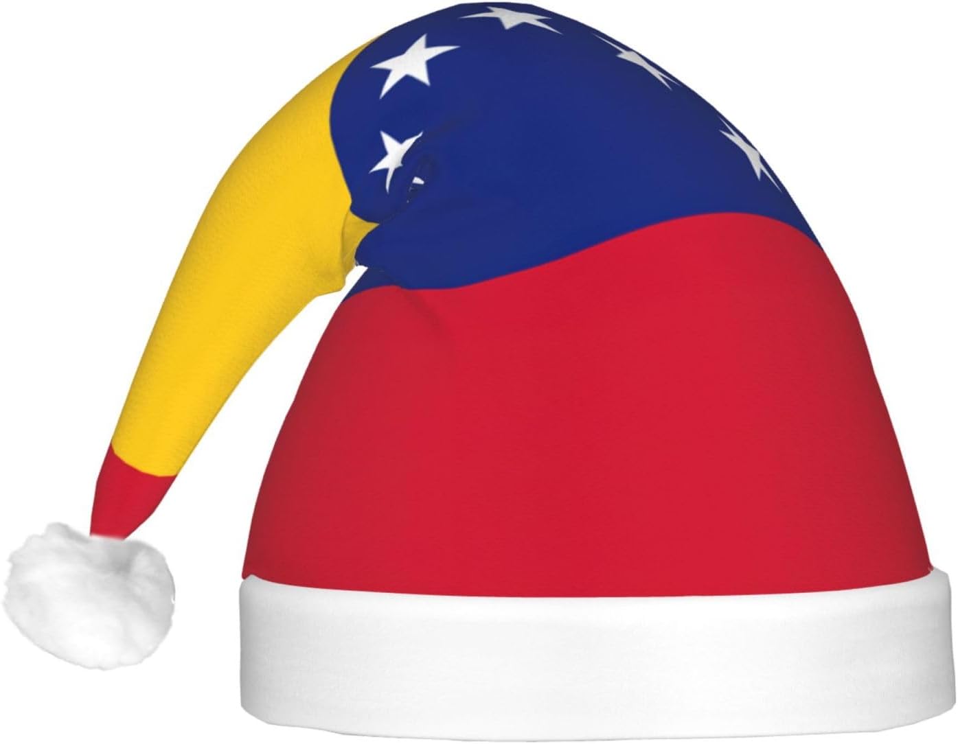 Flag Of Venezuela Christmas Hat With LED Lights