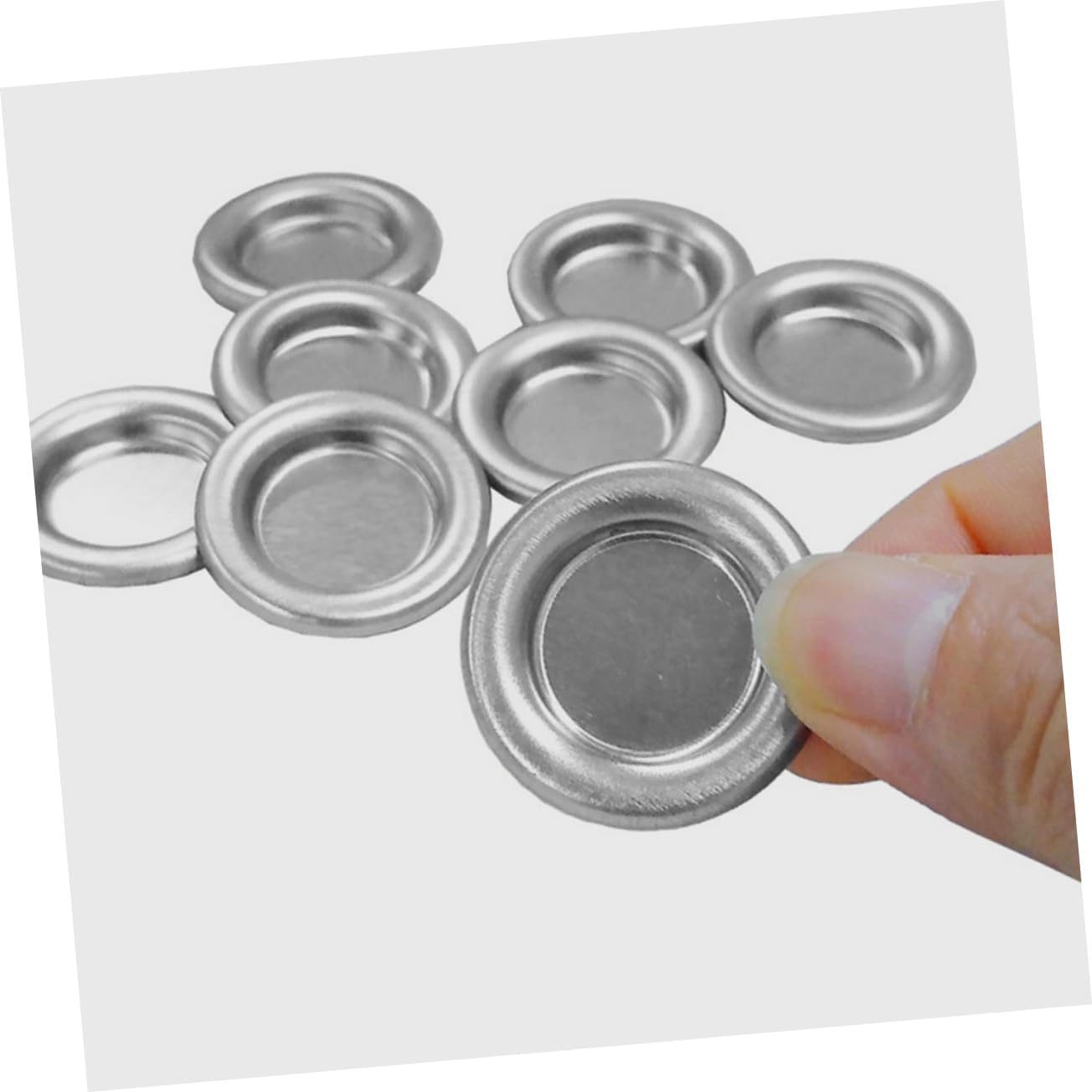 HOODANCOS 20PCS Alloy Incense Tray Candle Holder Decorative Burner Bowl