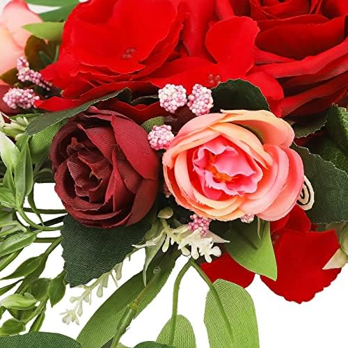 BFYDOAA Artificial Rose Swag Wedding Arch Decor