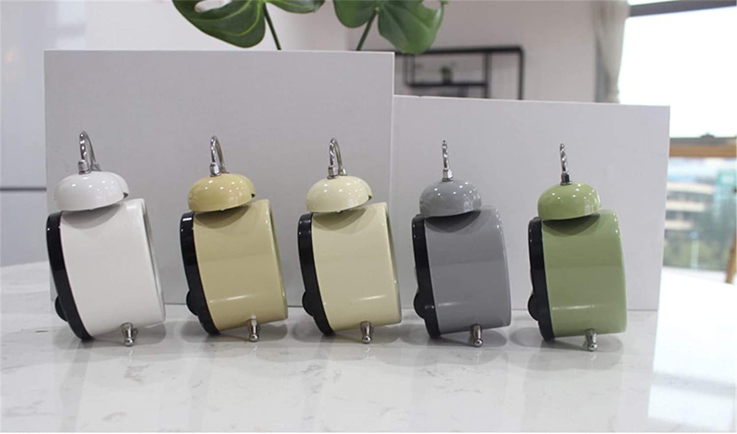 Metal Silent Alarm Clock with Night Light 1