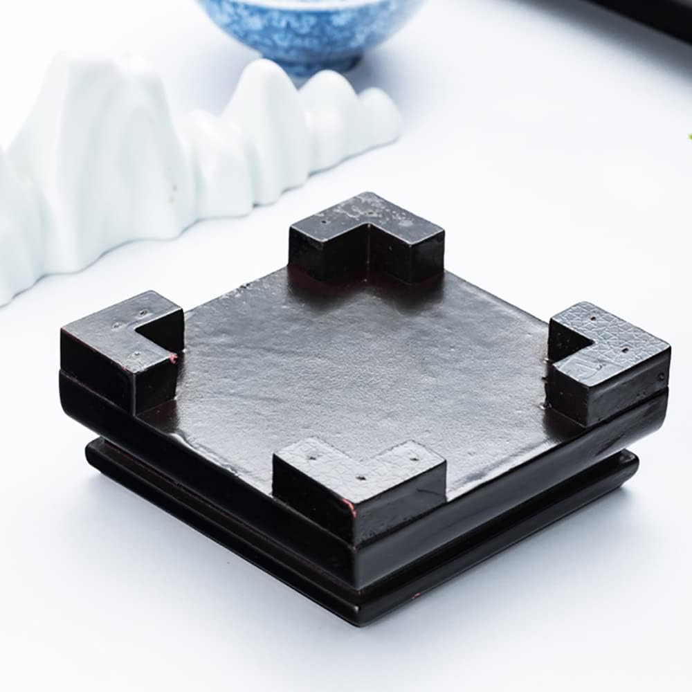 GOLDYWENDY Wooden Square Pedestal Stand Display Base
