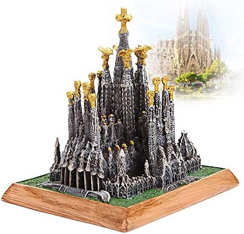 Sagrada Famlia Resin Statue Home Dcor Accent