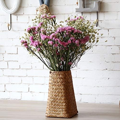 Natural Seaweed Weave Basket Pastoral Rattan Vase