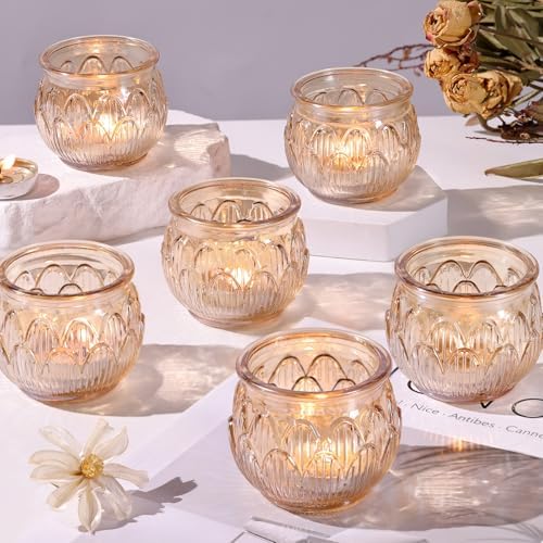 Gold Votive Candle Holders Set of 12PCS