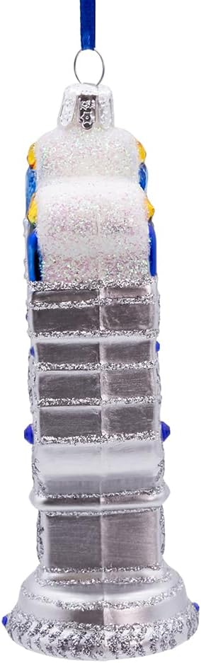 Kurt Adler 475 Inch Noble Gems Glass Hanukkah Ornament