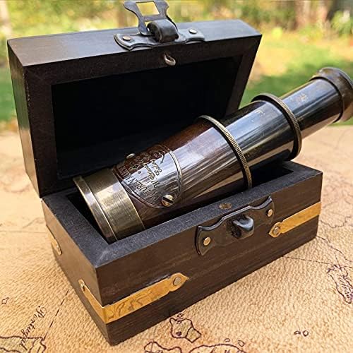 Antique Brass Victorian Telescope Decorative Replica