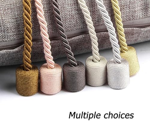 BEL AVENIR Magnetic Curtain Holdbacks with Tassels