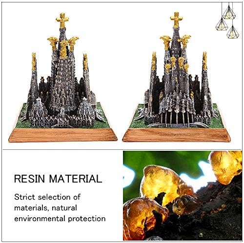 Sagrada Famlia Resin Statue Home Dcor Accent