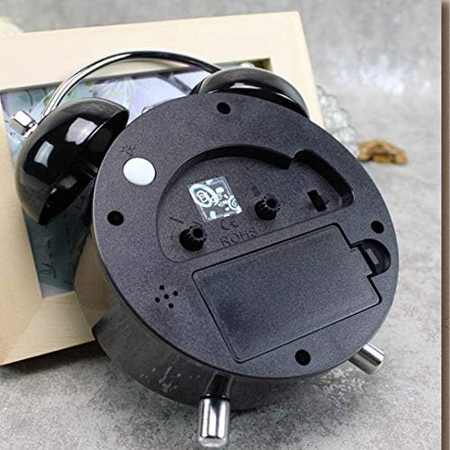 ROCILB Alarm Clock with Night Light and Dual Bell