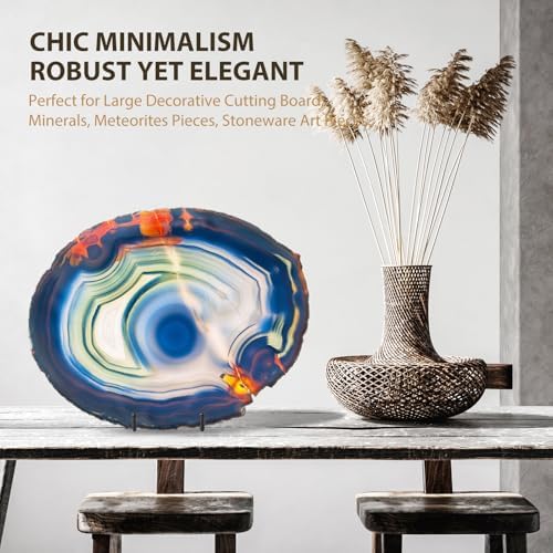 12 Inch Oversized Plate Holder Display Stand 2 Pack