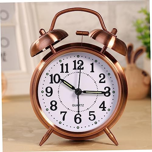 Classic Double Bells Alarm Clock with Luminous Design