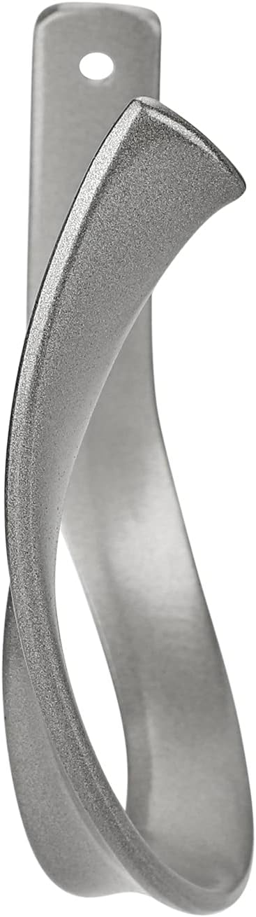Sumnacon 2 Pcs Aluminum Curtain Holdbacks - Grey