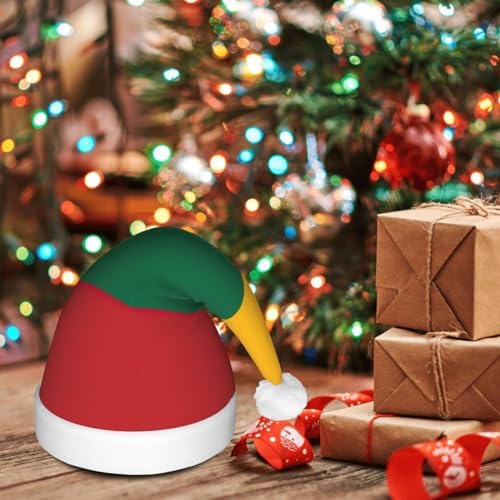 Lithuania Flag Print Santa Hat with LED Lights