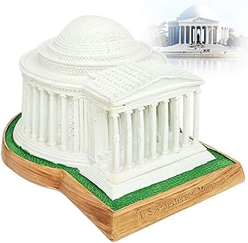 Thomas Jefferson Memorial Resin Statue Home Decor and Educational Gift