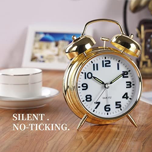 Super Loud Alarm Clock with Backlight and Silent Mode