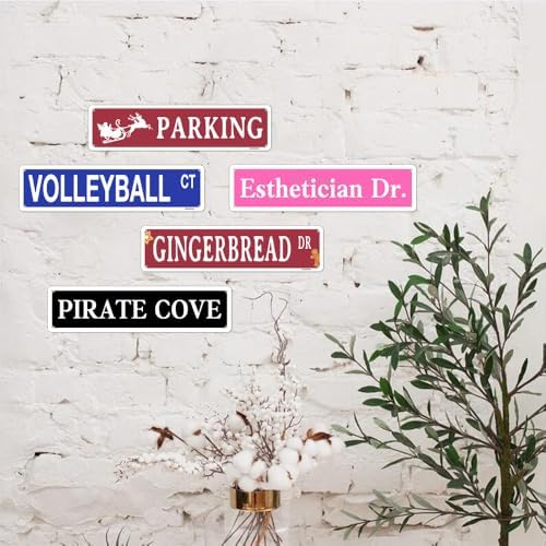 Funny Pink Road Sign Wall Art Decor for Home
