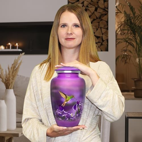 Large Hummingbird Urn for Human Ashes