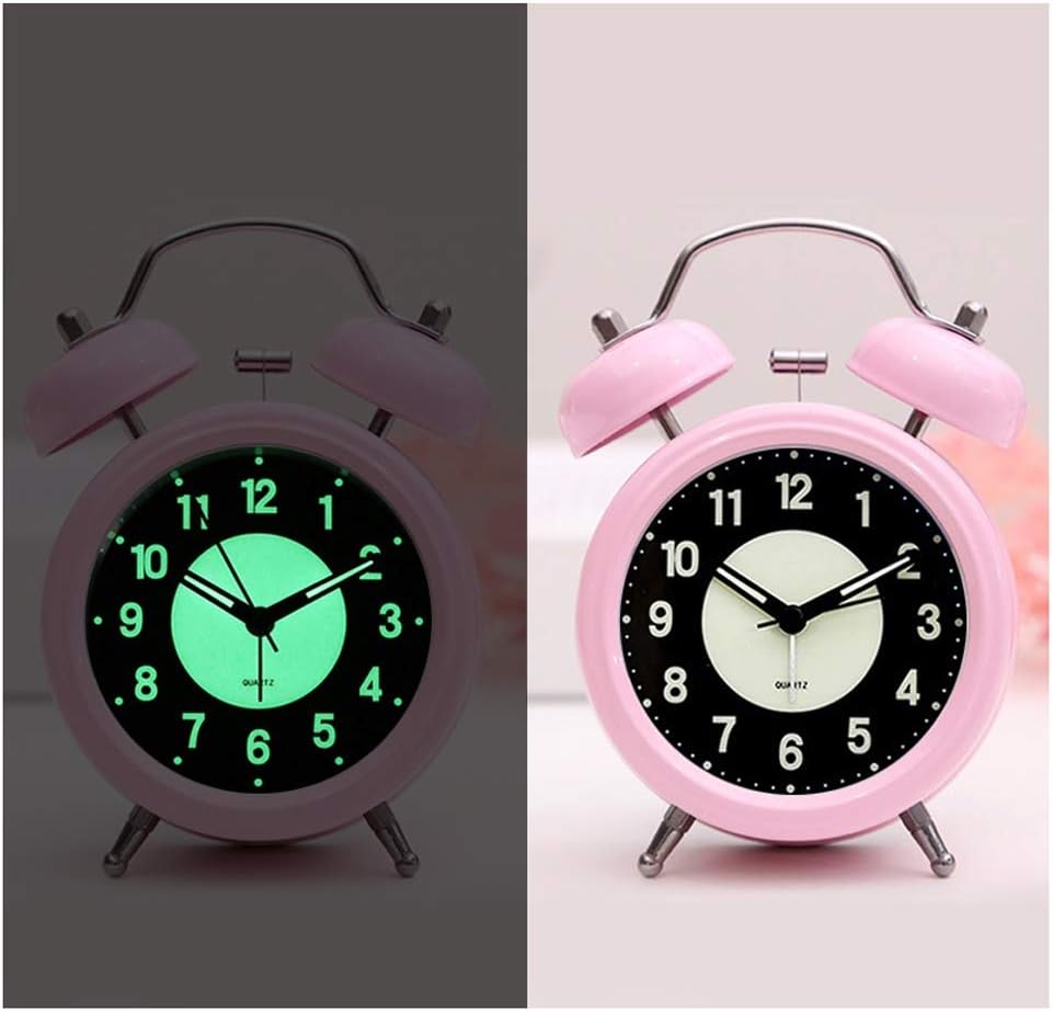 Luminous Small Alarm Clock with Dual Bell