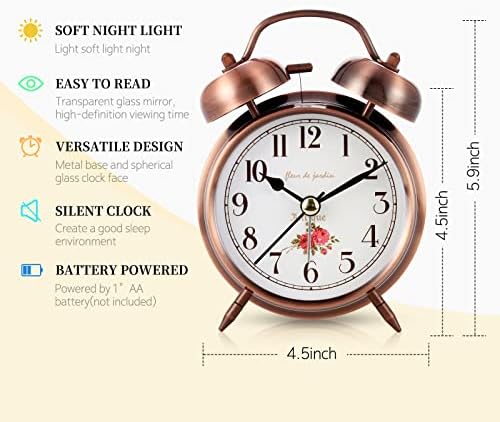 Super Loud Alarm Clock with Backlight and Silent Mode