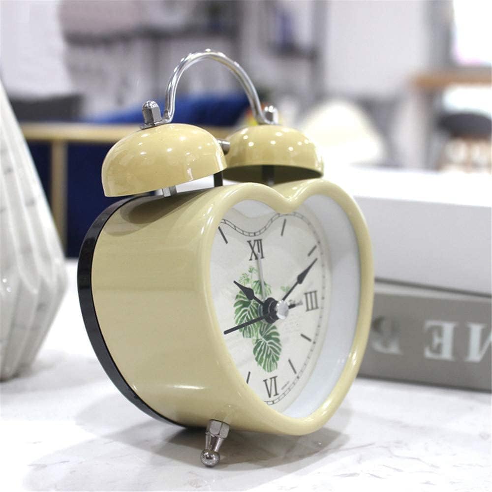 Metal Silent Alarm Clock with Night Light 1