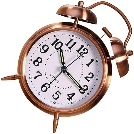 Classic Double Bells Alarm Clock with Luminous Design