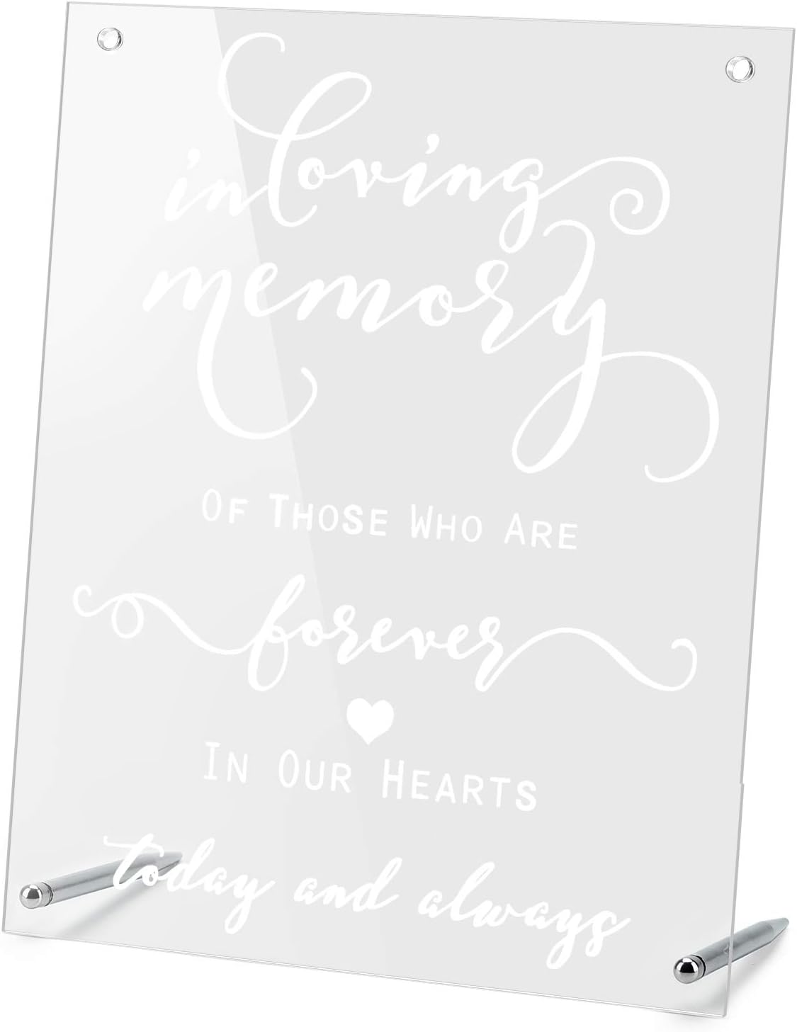 Handcraft Wedding Sign Acrylic Decorative 8x10 Inches