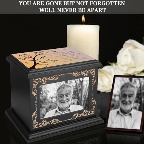 Wooden Cremation Urn for Human Ashes 200 Cubic Inches Capacity