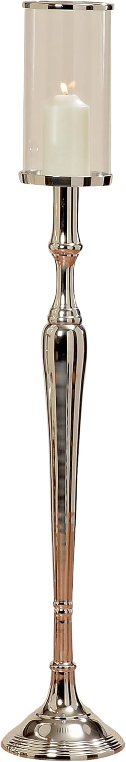 Old World Grand Hotel Pillar Candle Holder 43 Inches