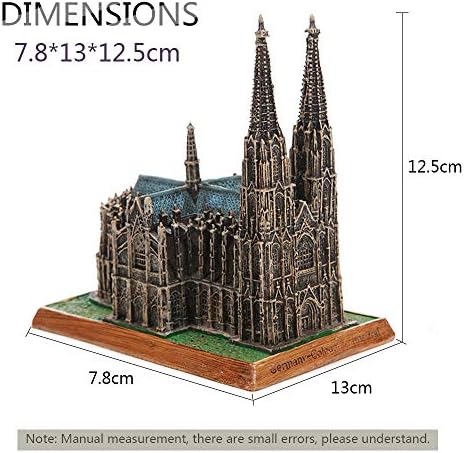 Cologne Cathedral Architectural Model Resin Statue