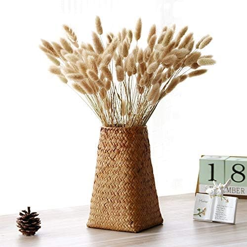 Natural Seaweed Weave Basket Pastoral Rattan Vase
