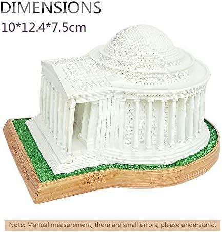 Thomas Jefferson Memorial Resin Statue Home Decor and Educational Gift