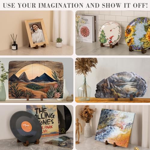 ANBOXIT 3 Pack 6 Inch Plate Display Stand