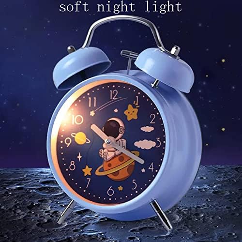 Digital Alarm Clock with Double Bell Sound Rechargeable and Luminous