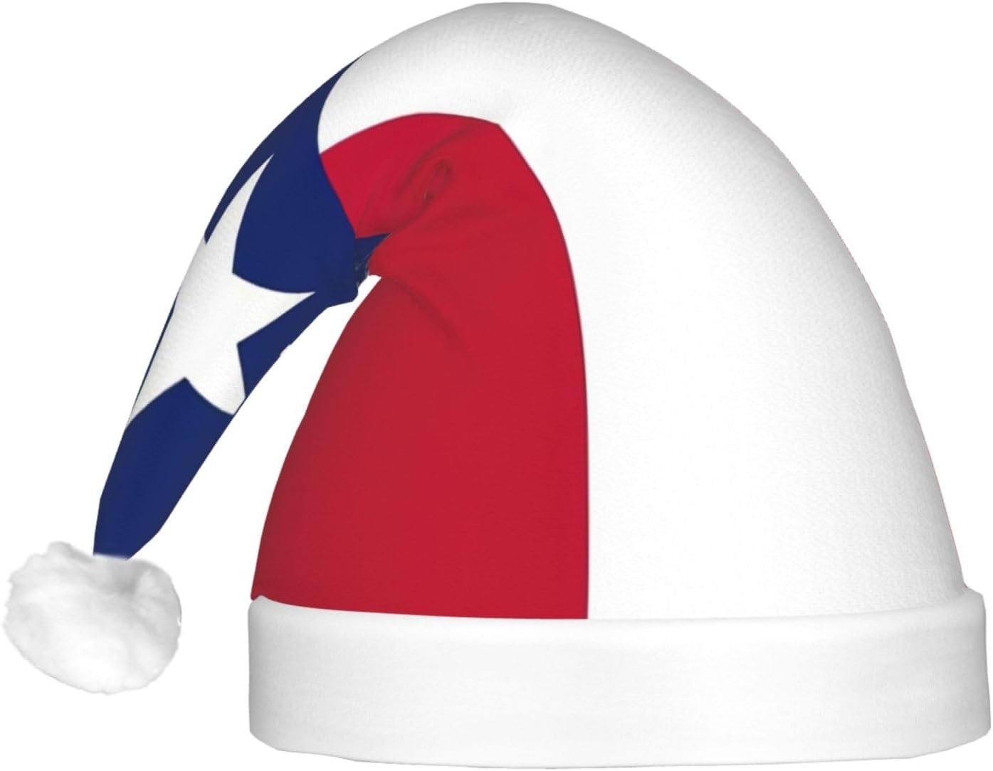 Texas State Flag Christmas Hat with LED Lights