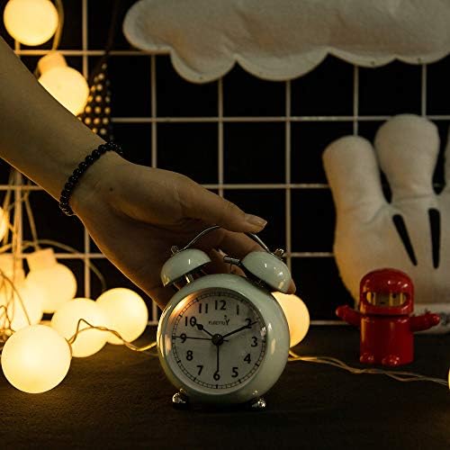 Loud Alarm Clock for Deep Sleepers with Twin Bell and Backlight