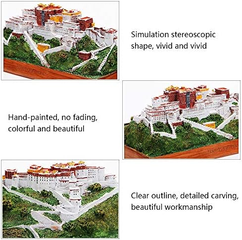 Potala Palace Resin Sculpture for Home Desk Decoration