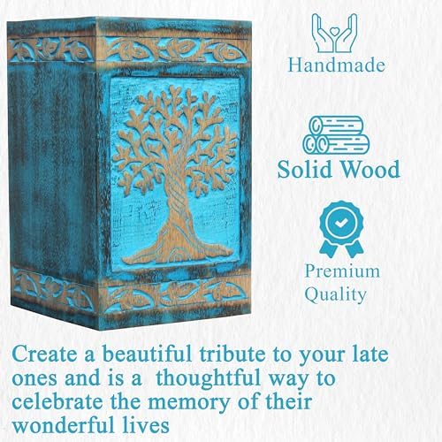 Wooden Urns for Cremation Ashes Adult Decorative Urns