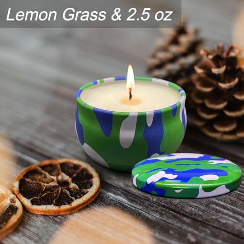 3 Pack Strong Citronella Candles for Outdoor Use